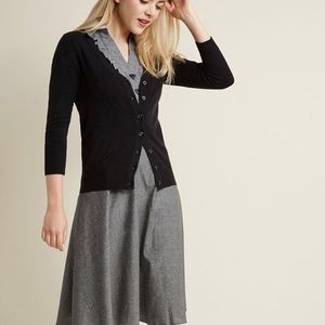 Charter School Cardigan in black from ModCloth